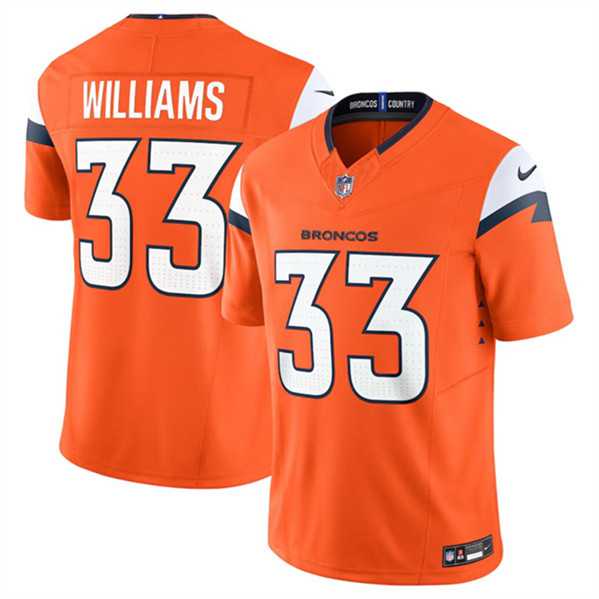 Men's Denver Broncos #33 Javonte Williams Orange 2024 F.U.S.E. Alternate Vapor Limited Football Stitched Jersey Dzhi,We sell and wholesale Men's Denver Broncos #33 Javonte Williams Orange 2024 F.U.S.E. Alternate Vapor Limited Football Stitched Jersey Dzhi on line form chian!